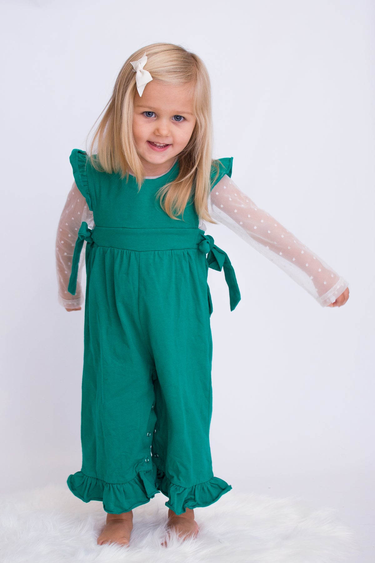 Reagan Romper - Emerald