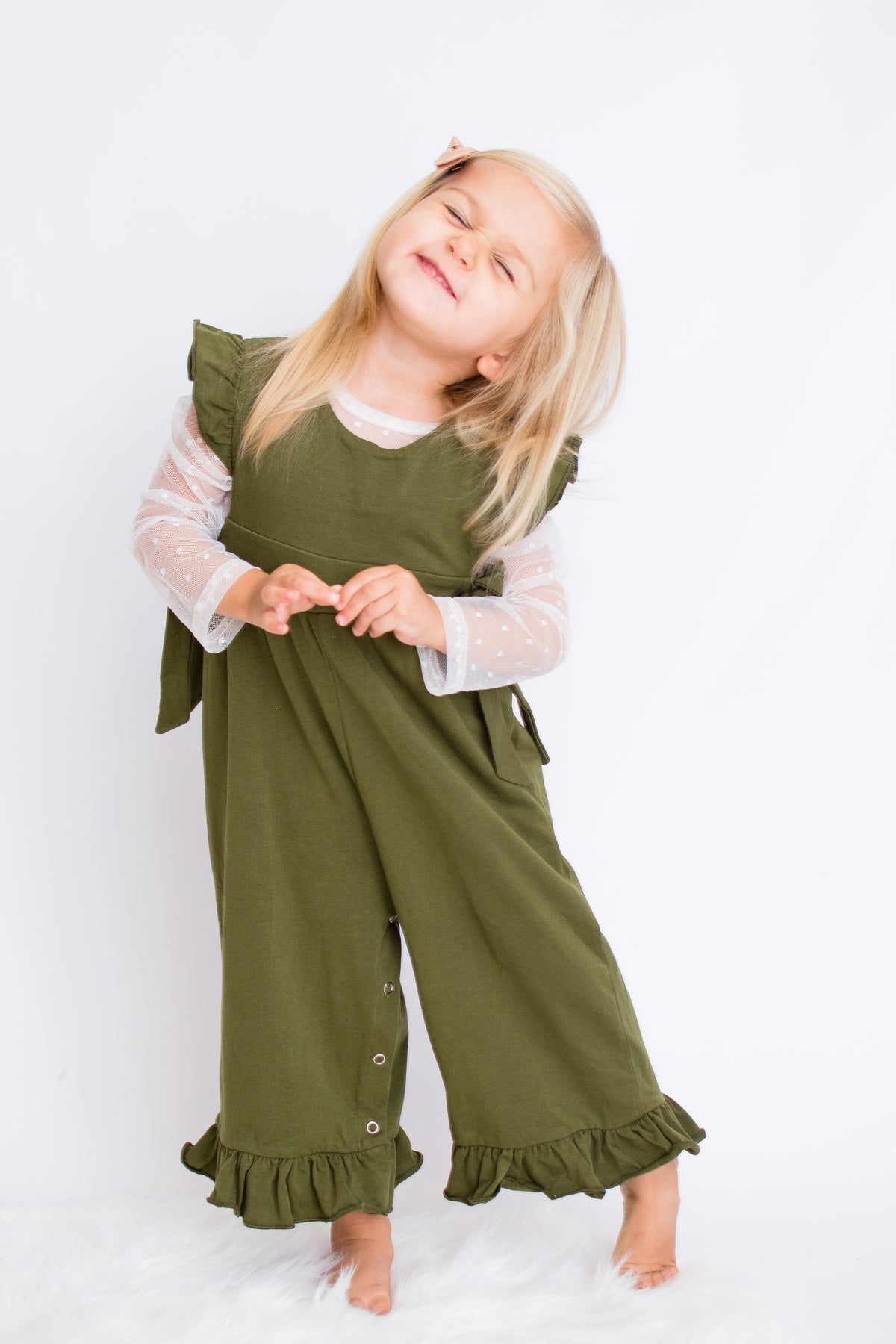 Reagan Romper - Moss