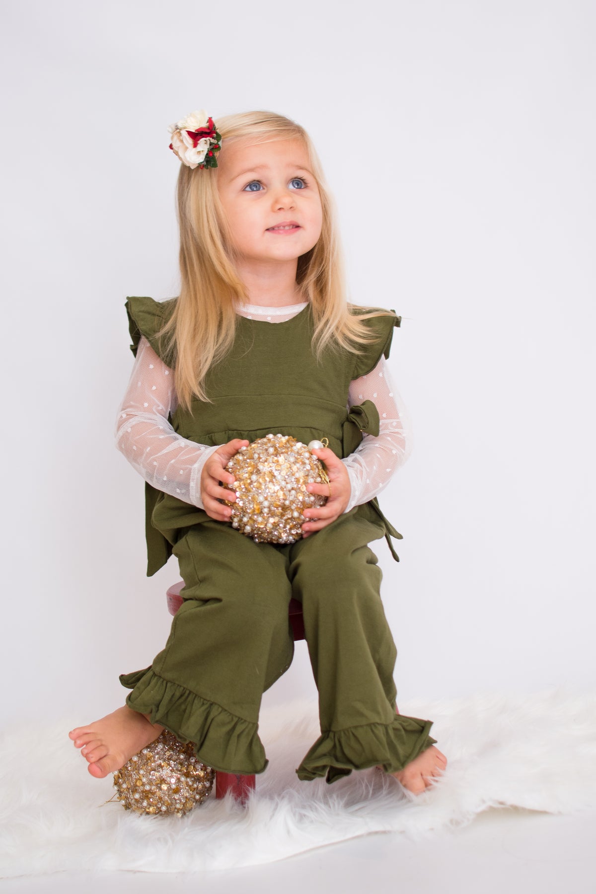 Reagan Romper - Moss