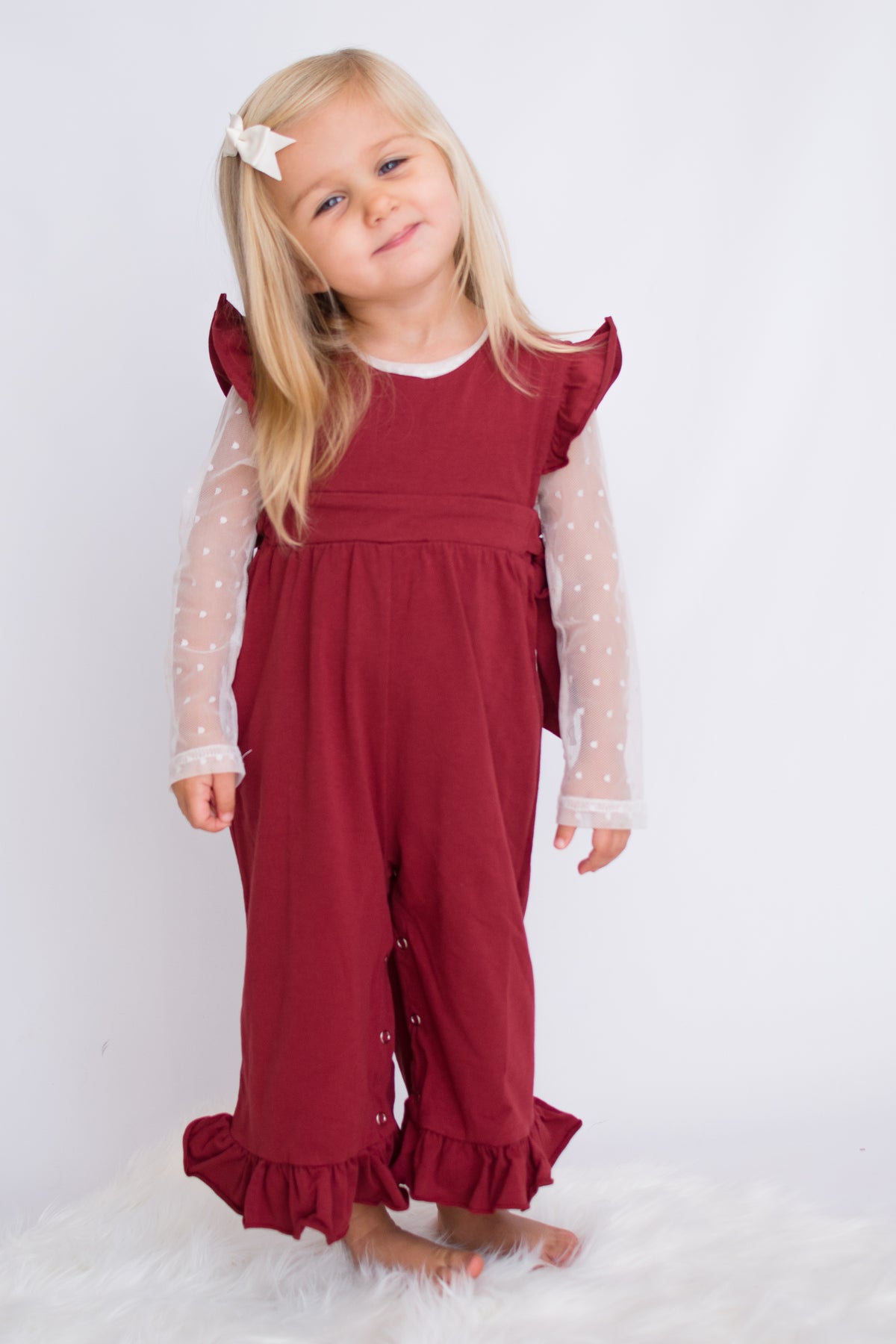 Reagan Romper - Wine