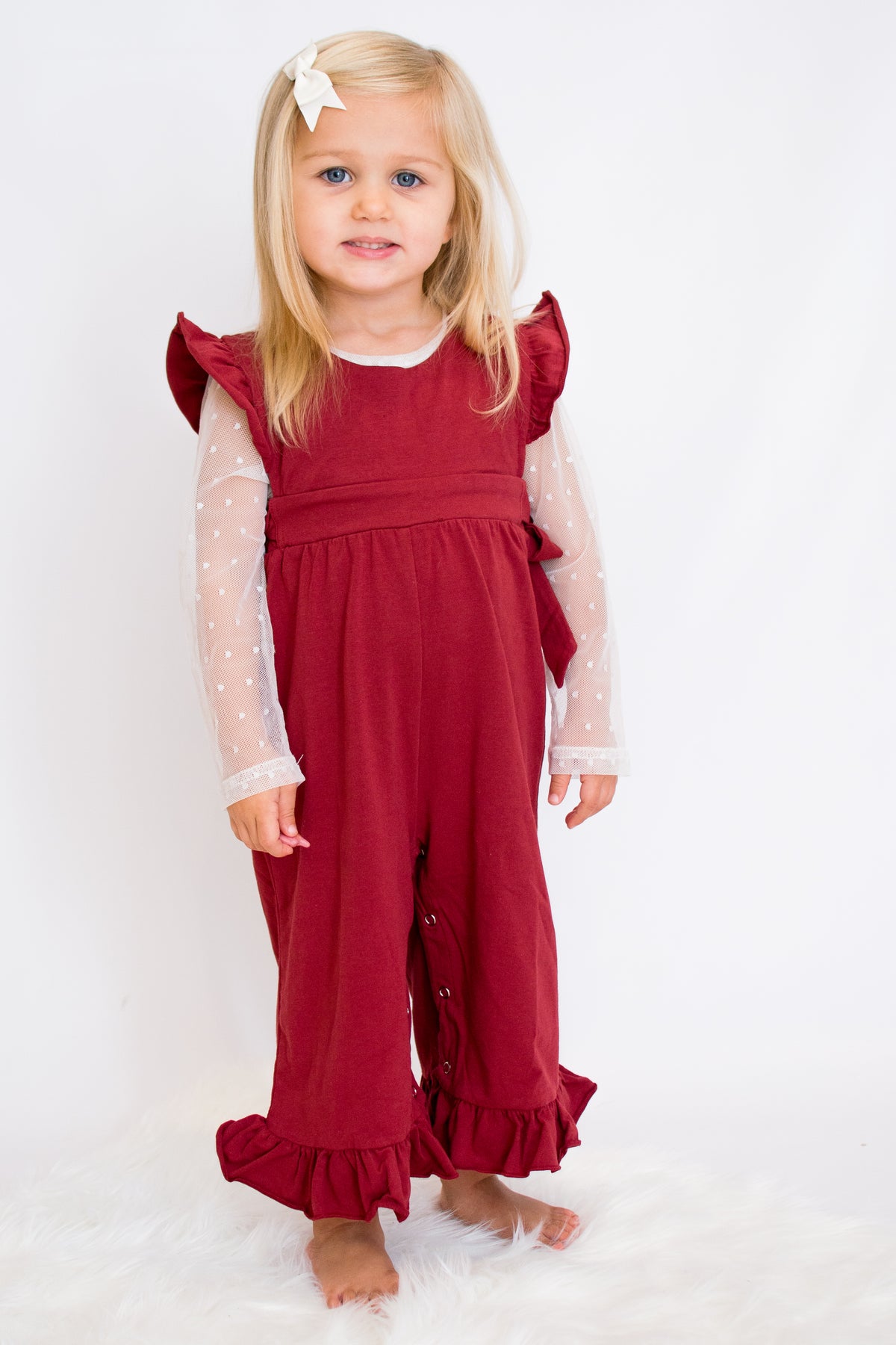 Reagan Romper - Wine