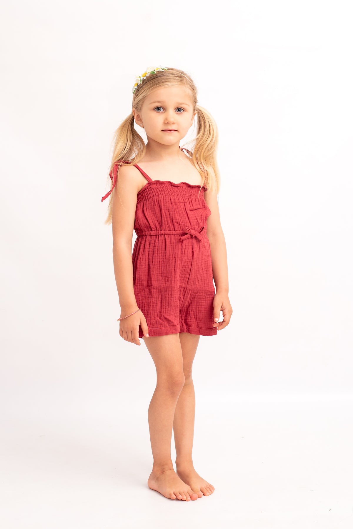 One Piece Romper - Maroon