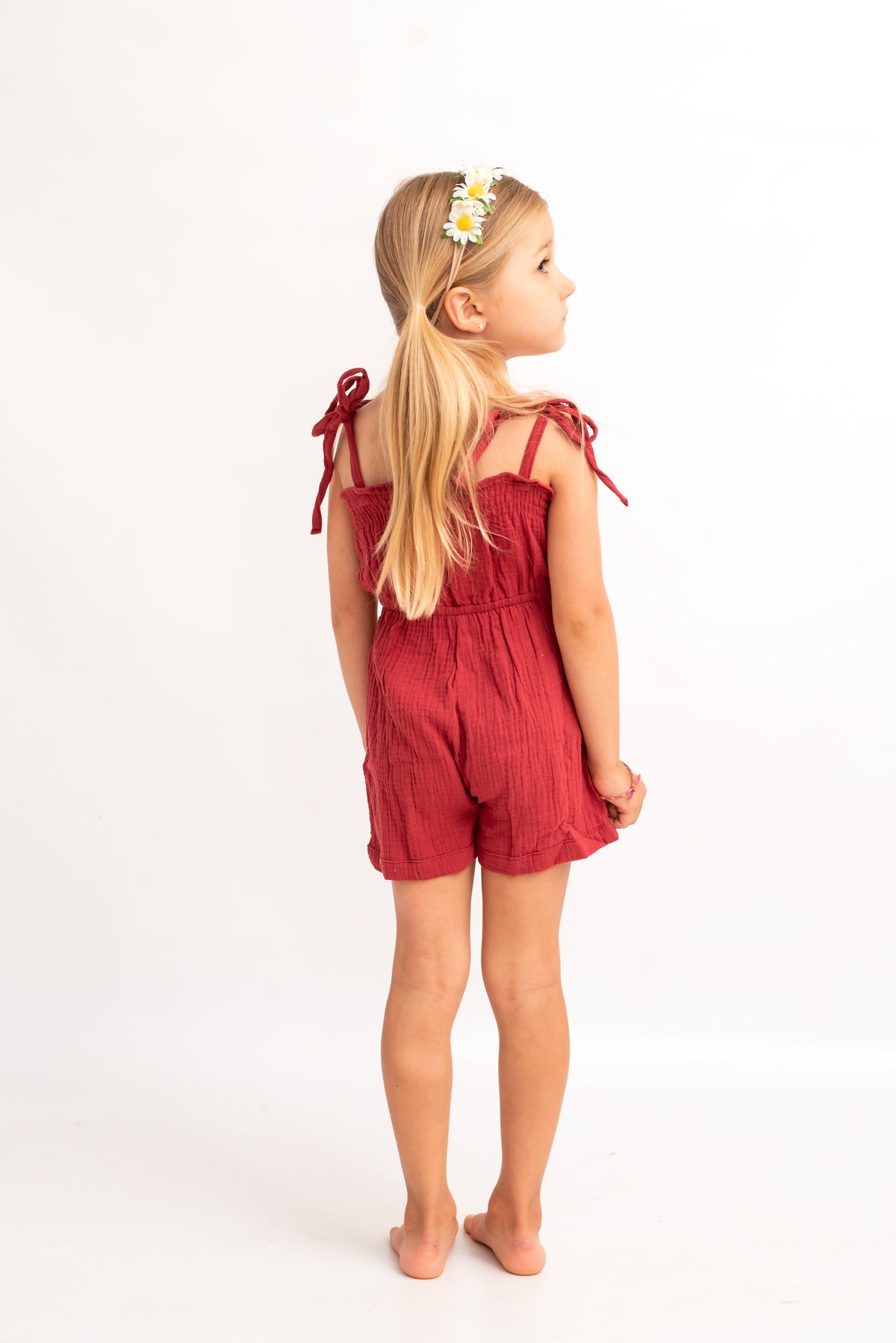 One Piece Romper - Maroon