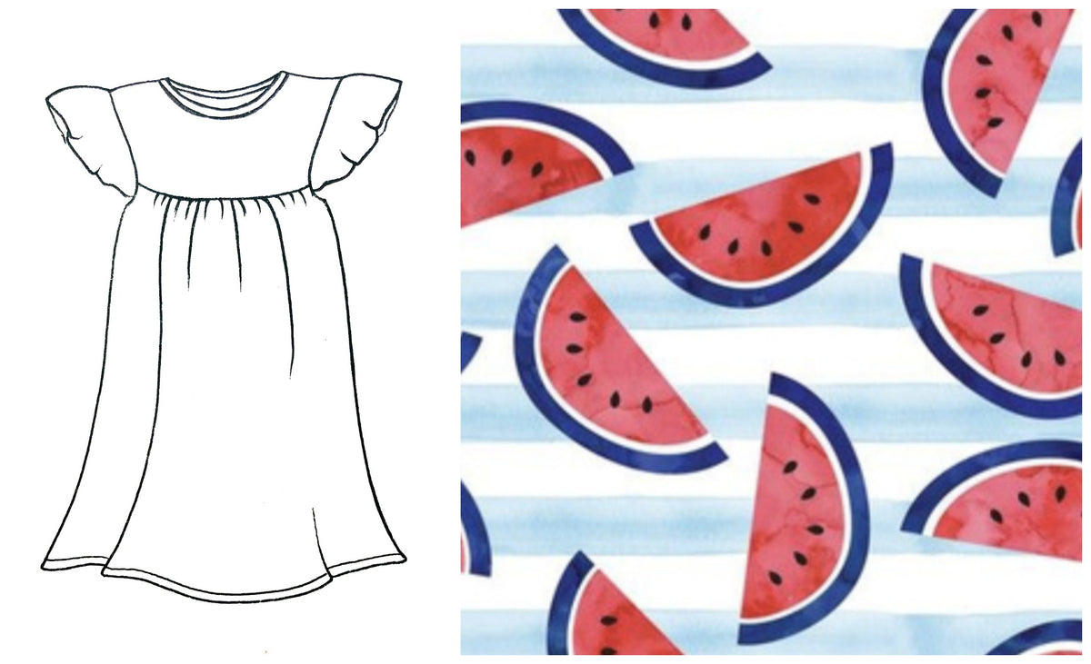 Miley Dress - 4th of July STYLE C