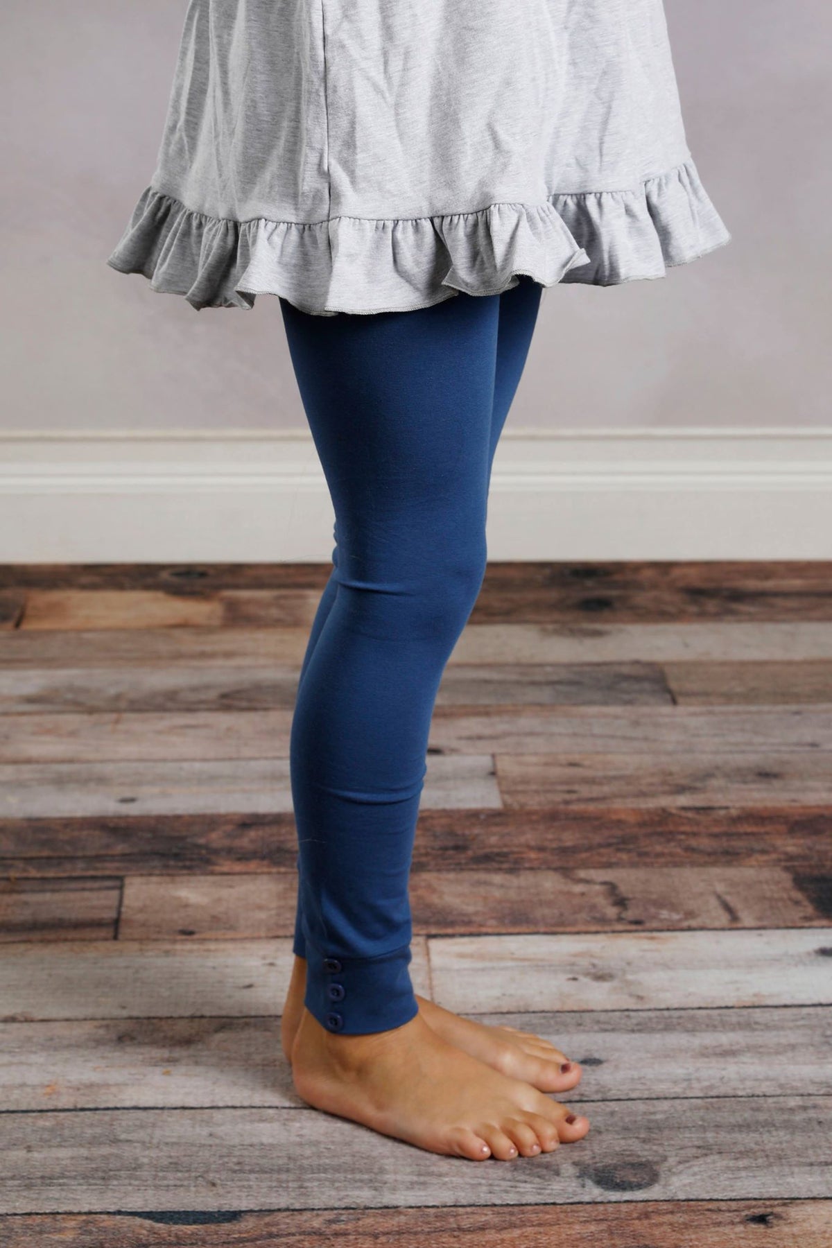 Sutton Button Leggings - Levi