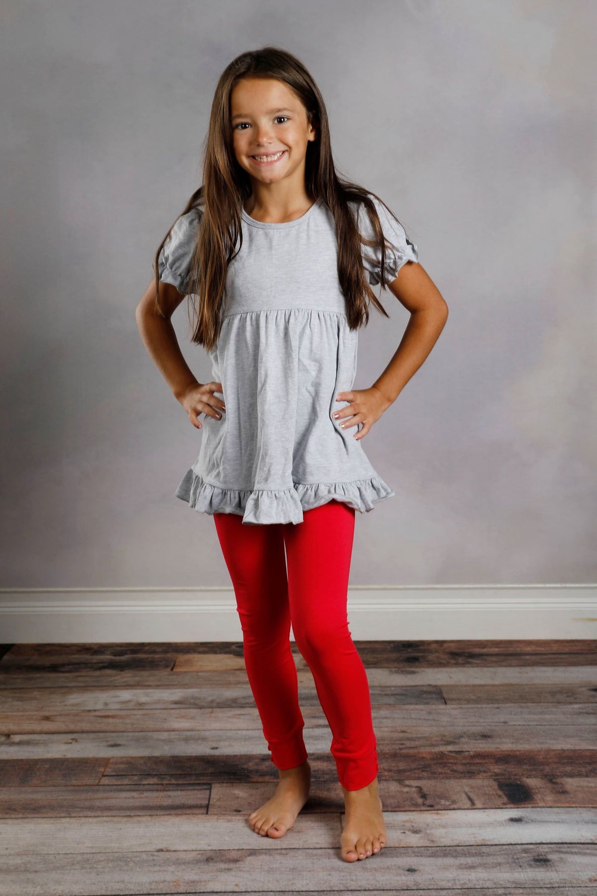 Sutton Button Leggings - Melon