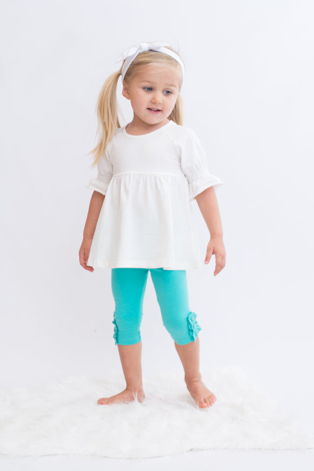 Capri Blakely Leggings - Tiffany
