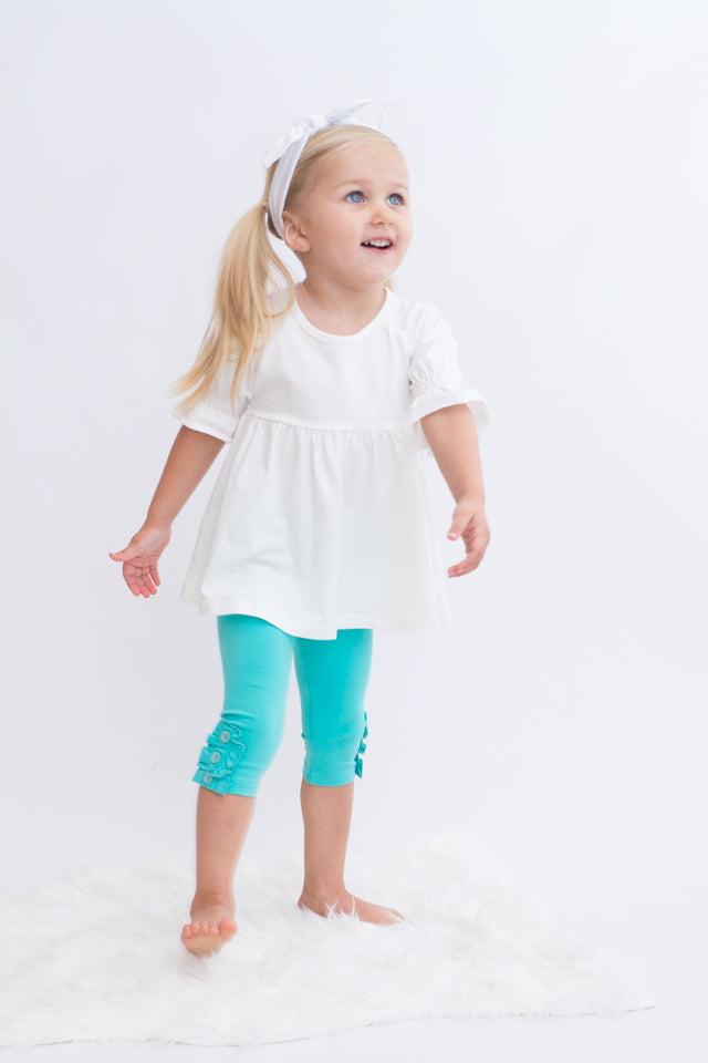 Capri Blakely Leggings - Tiffany