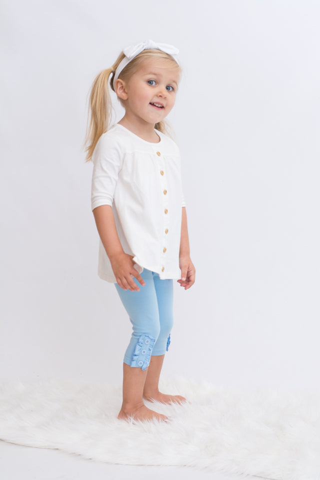 Capri Blakely Legging - Light Blue