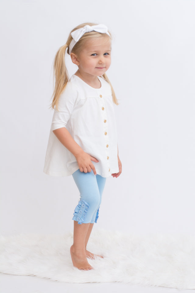 Capri Blakely Legging - Light Blue