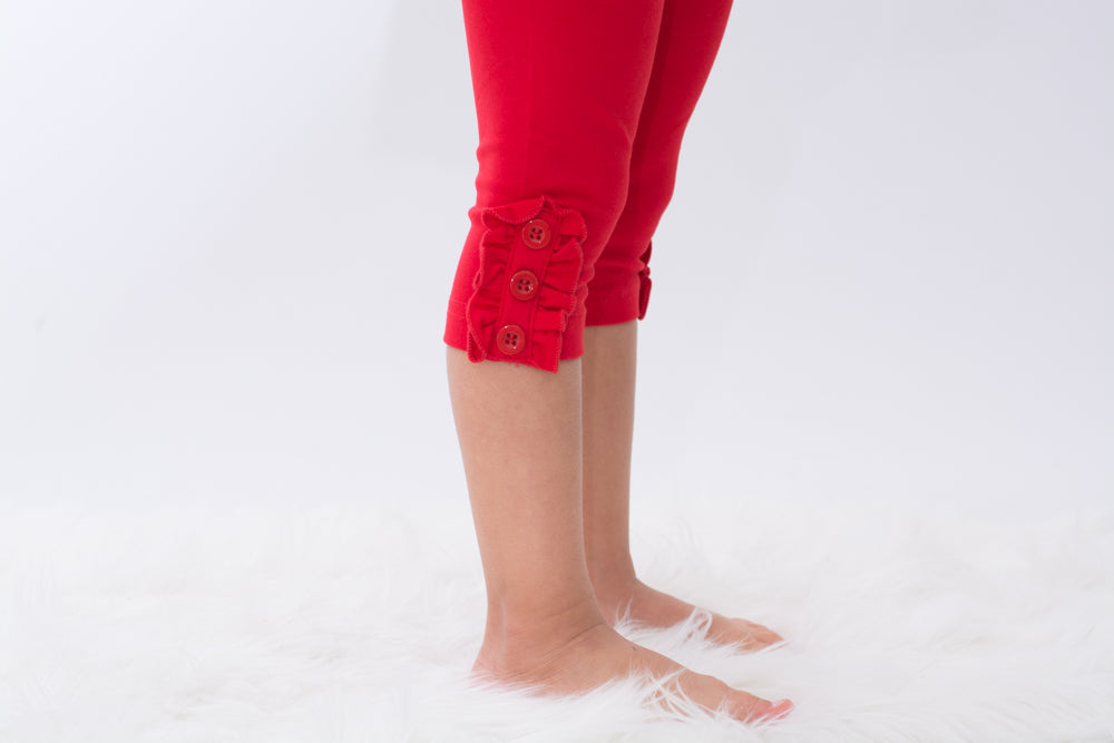 Capri Blakely Legging - Red