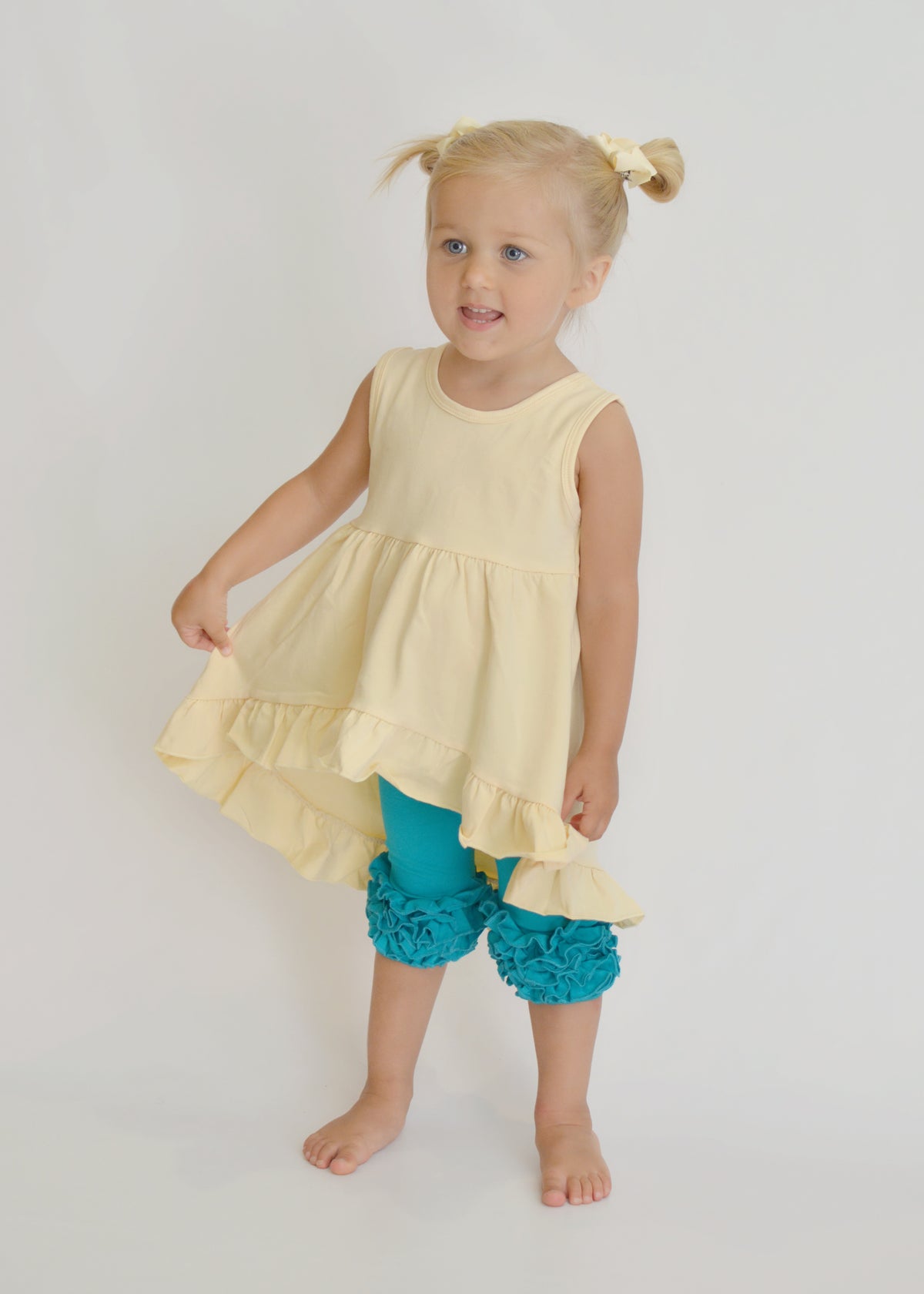 Capri Icing Leggings - Seamist