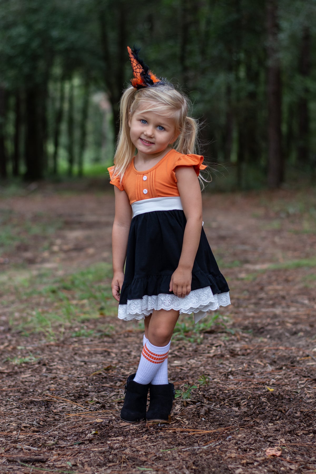 Victoria Dress - Pumpkin Pie