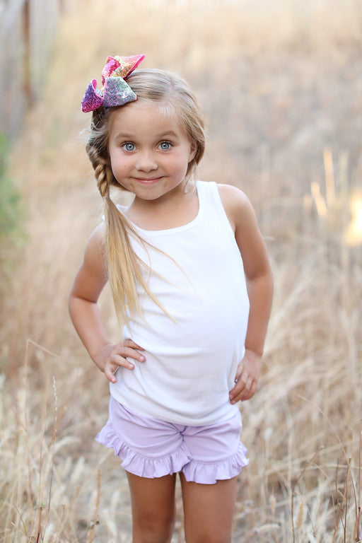 Poppy Shorts - Light Purple