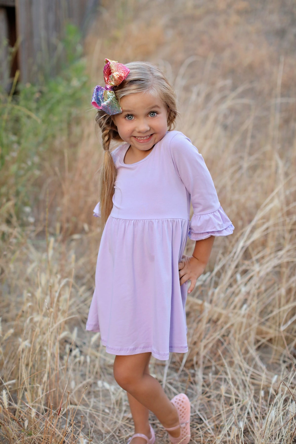 Amelia Dress - Lilac