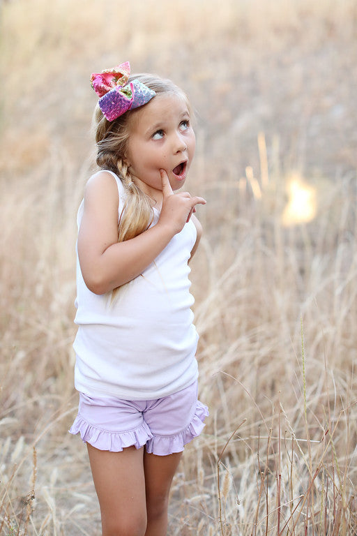 Poppy Shorts - Light Purple