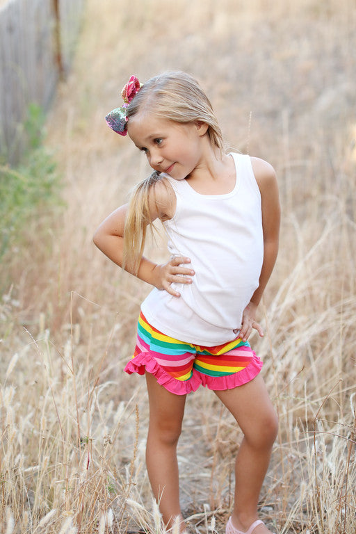 Poppy Shorts - Rainbow