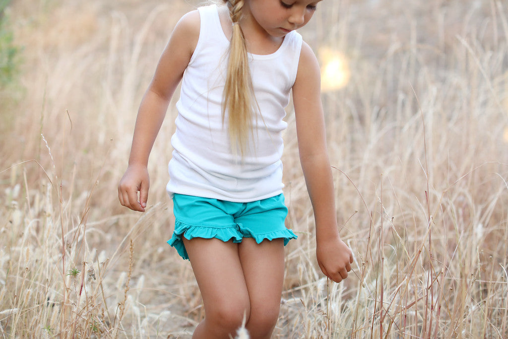 Poppy Shorts - Mermaid