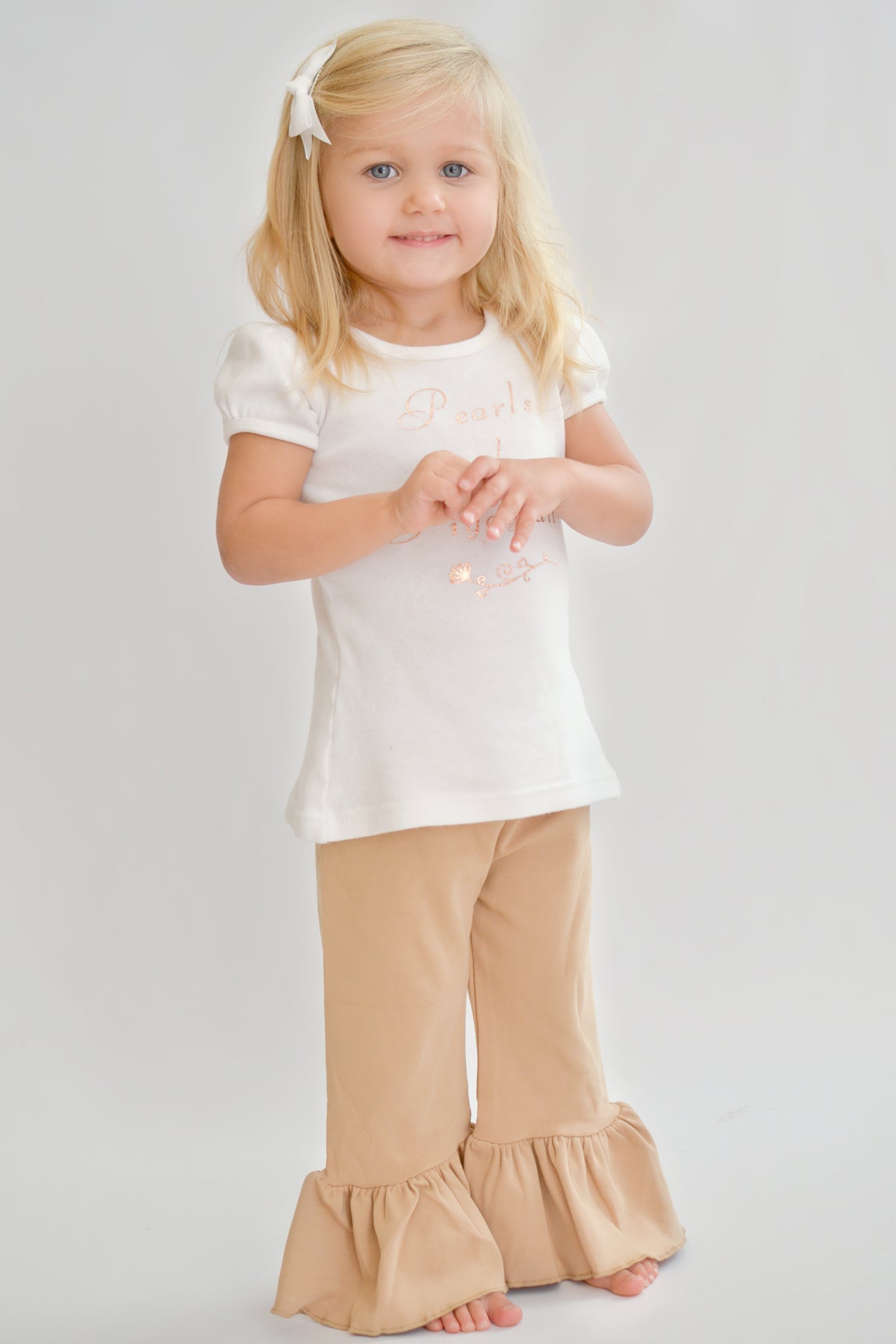 Ellie Ruffle Pants - Kinda Like Khaki