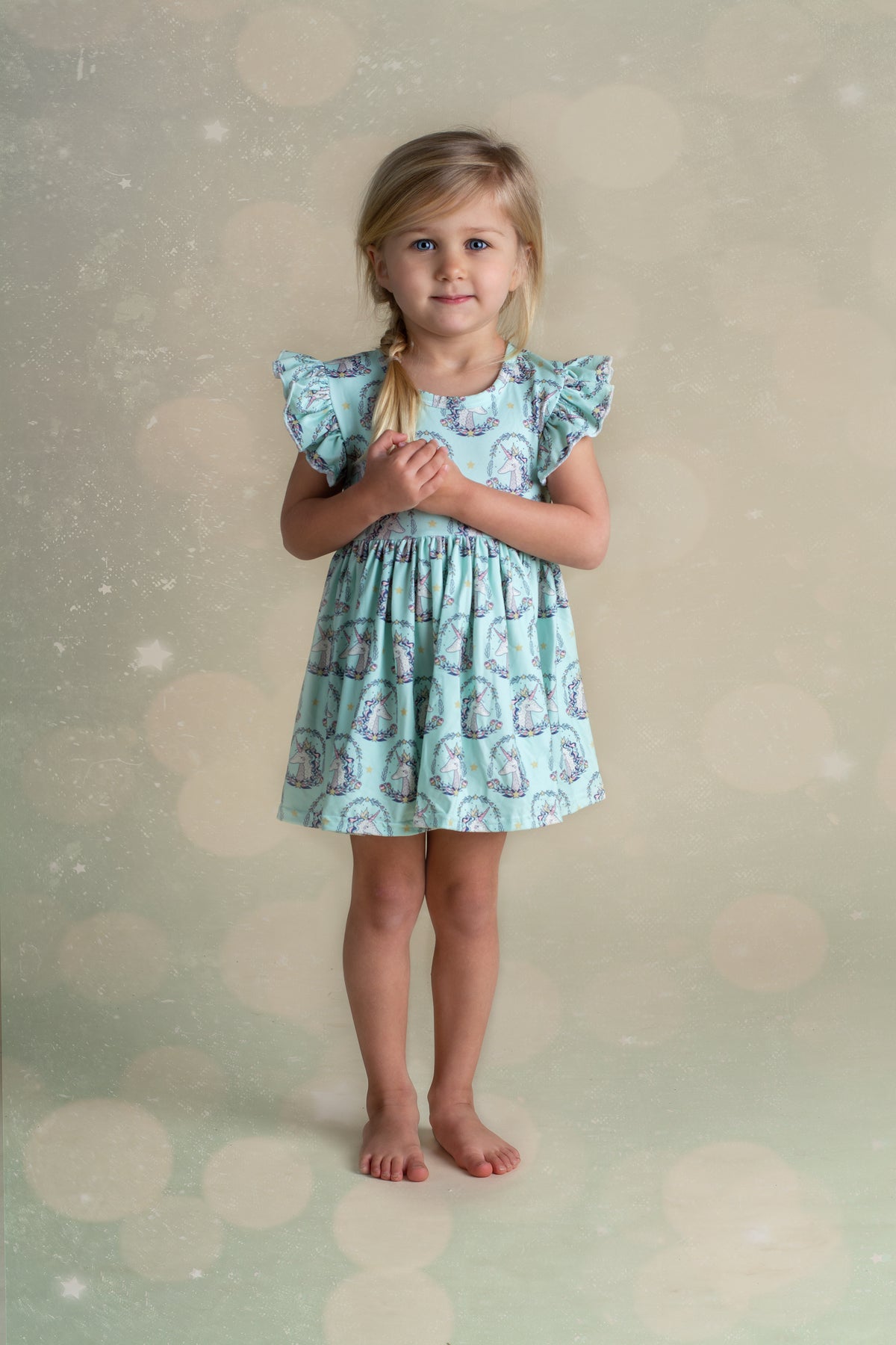 Adeline Dress - Fairytale Unicorn