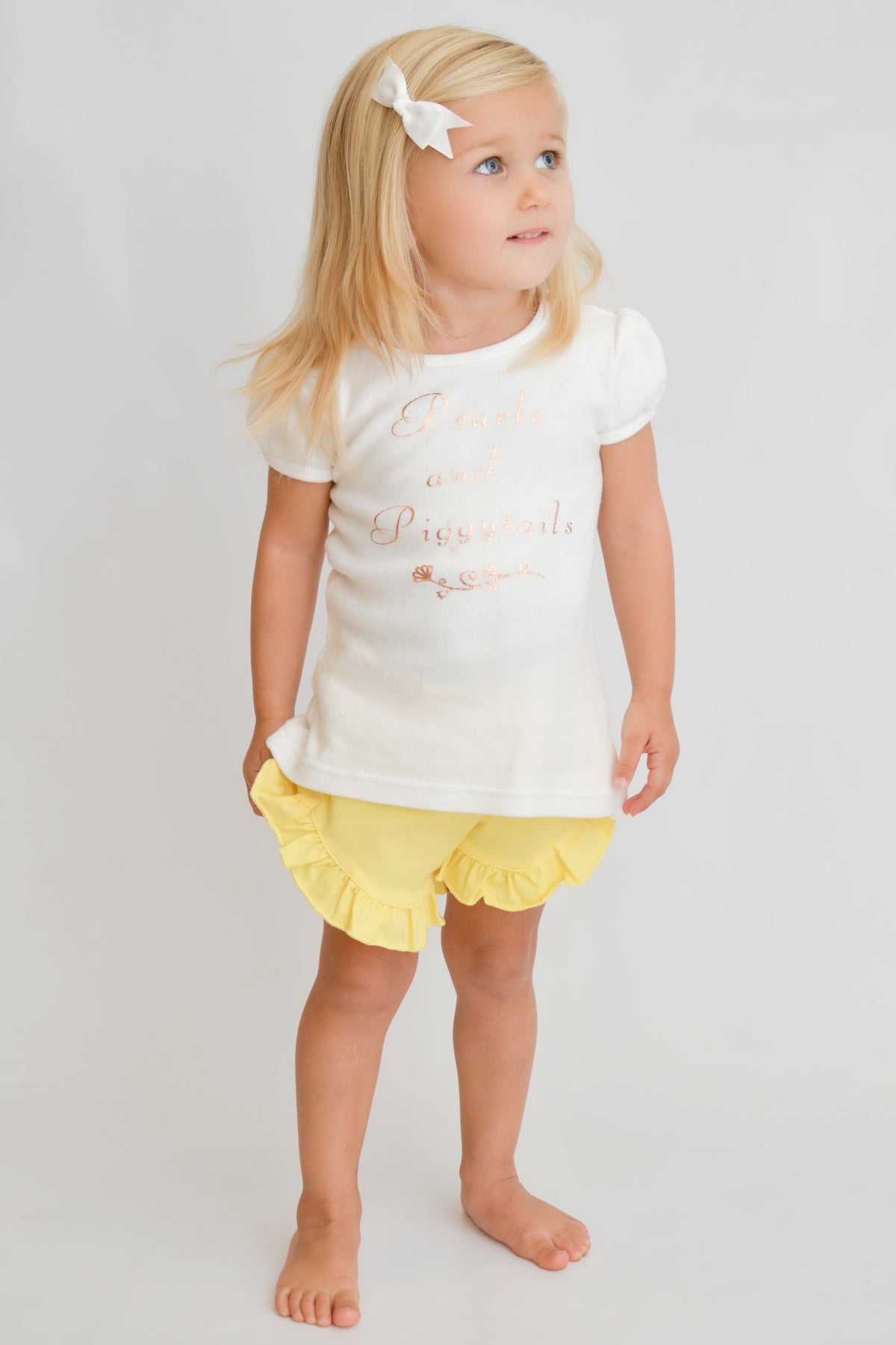 Poppy Shorts - Light Yellow