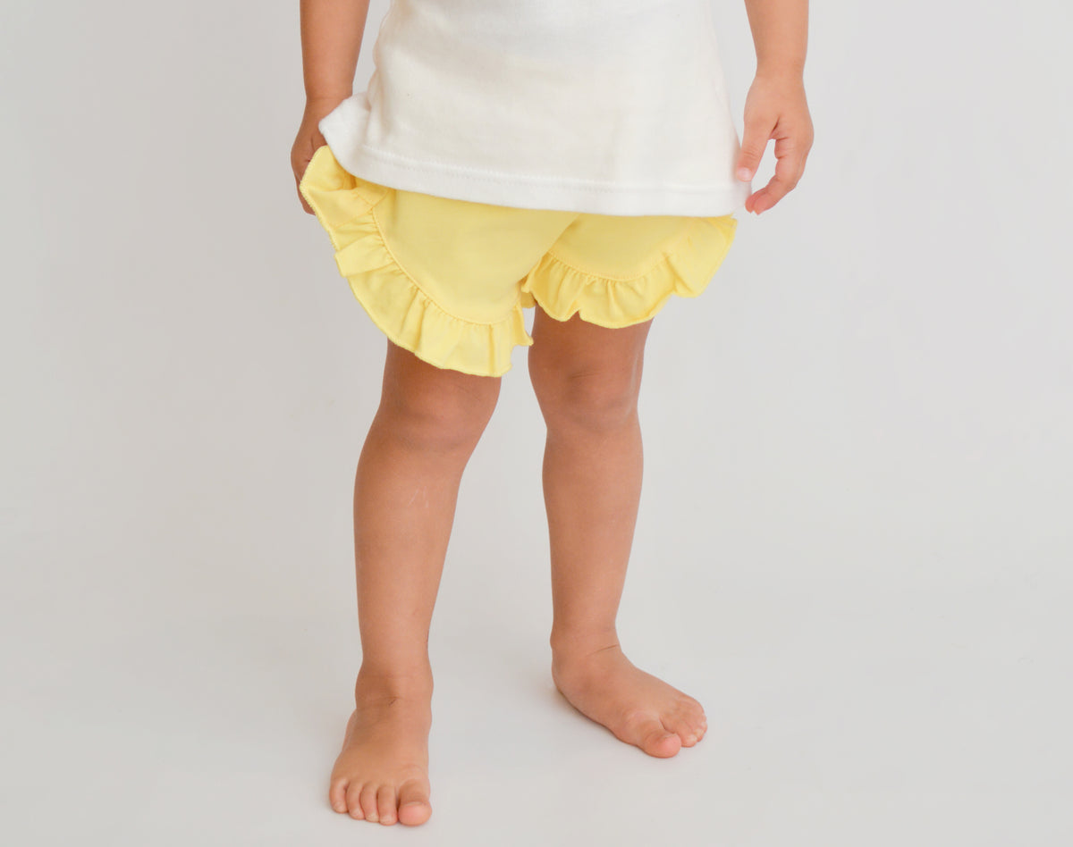 Poppy Shorts - Light Yellow