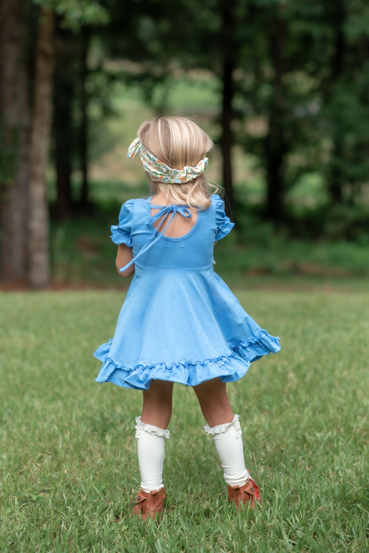 Charlotte Dress - Cornflower